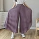thumbnail image 3 of Women Elegant Chiffon High Waist Wide Leg Pants Casual Korean Fashion Pleated Loose Trousers Clothes Comodi Pantalones De Mujer, 3 of 3