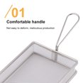 thumbnail image 3 of Stainless Steel Frying Basket Strainer Food Colander Mesh Fry Filter Mesh Basket For Potatoes Chips French Fries (Fine Mesh A Pattern), 3 of 8