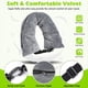 thumbnail image 5 of Almohada para el Cuello de Viaje Que Se Puede Rellenar con Ropa,Almohada para el Cuello Rellenable para Viajar,Almohada para el Cuello Rellenable con Almacenamiento Adicional Gris, 5 of 5