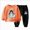Orange 0926, variant on 7-8T Boys Girl Clothes Set Crewneck Sweatshirt Long Sleeve Tops Jogger Pants Fall Winter Outfits 3T 4T 5T 6T 7T 8T 9T 10T Kids Black Outfits