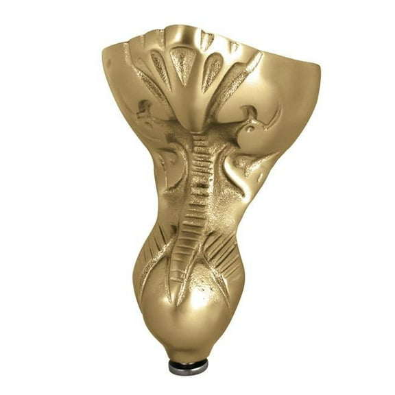Kingston Brass NHVCTZT7 Aqua Eden Tudor Brass Tub Feet, Brushed Brass - 4 Piece