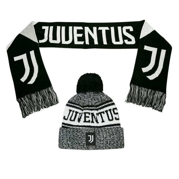Juventus Scarf Reversible and Beanie hat Official Licensed Authentic Merchandise 2021 2022 JV1