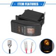 thumbnail image 4 of Kit de Interruptor de Luz Interior UTV de 5 Pines Unique Bargains 20A/12V 10A/24V SPST encendido/apagado universal naranja, 4 of 7