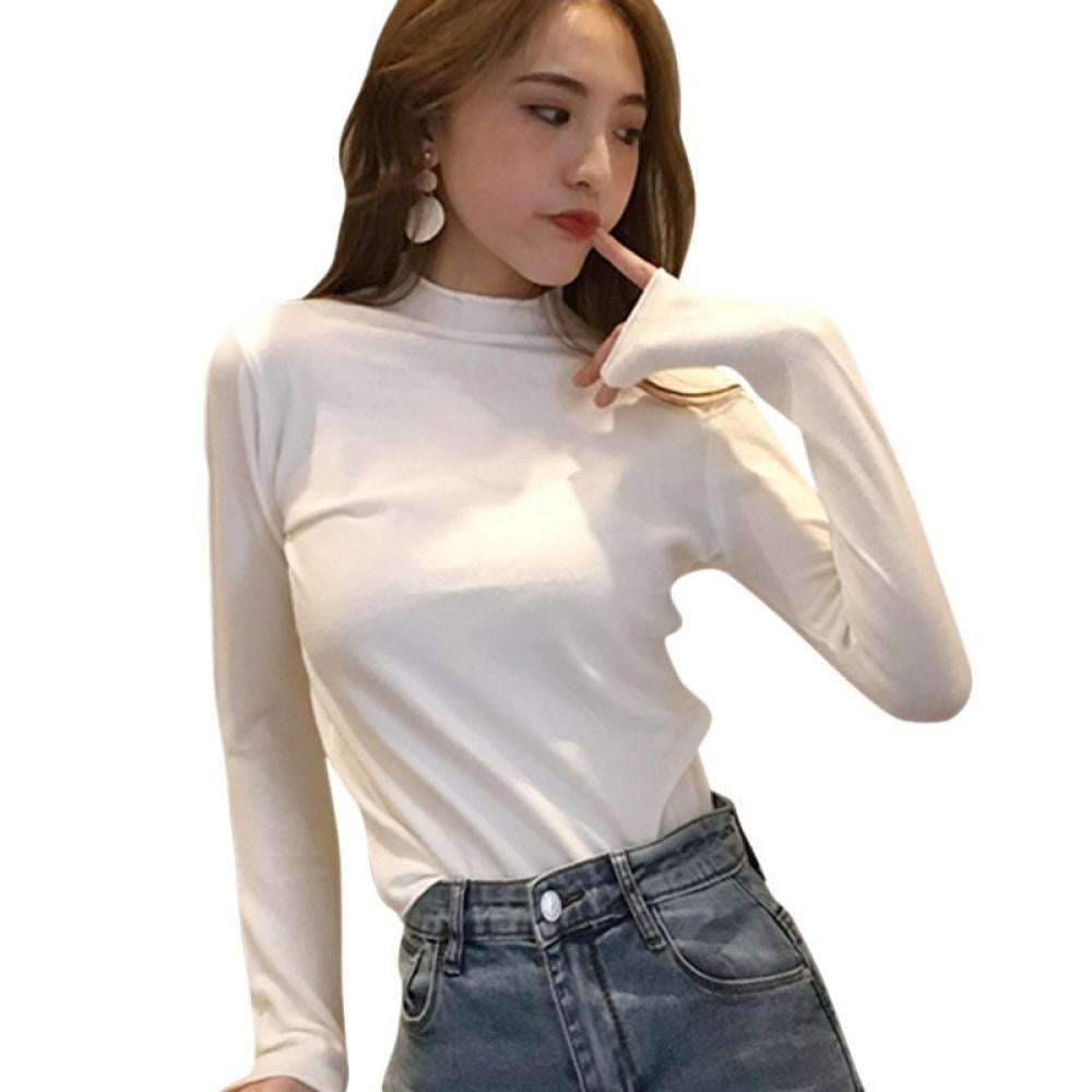 tight white sweater