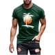 thumbnail image 1 of Hombres Pantalones Cortos de Manga Corta Impresa Casual Cuello Redondo Superior, Camisa de Moda para el Verano Y la Primavera, 1 of 8