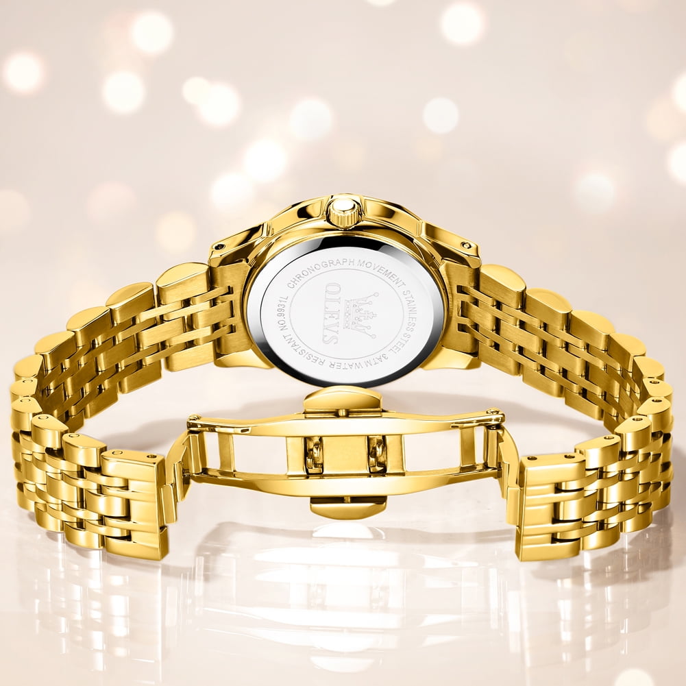 OUPINKE Real Diamond Gold Watch for Men Automatic Mechanical Wristwatches  Luxury Tungsten Stainless Steel Waterproof Men's Watch - AliExpress