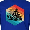 thumbnail image 4 of Inktastic Four Wheeling Atv off Roading Retro Long Sleeve Youth T-Shirt, 4 of 5