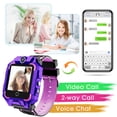 thumbnail image 5 of SHANNA 4G Kids Watch Phone with Dual ​Camera, Kids Smart Watch for Girls Boys, IP67 Waterproof, 2-Way Calls, GPS SOS Video &Voice Chat, Wrist Watch for Kids Aged 3-14 Birthday Gifts (Purple), 5 of 9