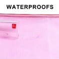 thumbnail image 4 of Bolsa de malla con cremallera Desiderio, bolsa de malla de plástico con cremallera, bolsa de almacenamiento de documentos impermeable para el hogar, la oficina y los viajes, roja, 4 of 5
