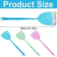 thumbnail image 3 of Fly Swatter,15" Long Handle Fly Swatter for Indoors,Strong Flexible Grid Plastic Fly Swatters Pest Control,1Pcs Green, 3 of 5