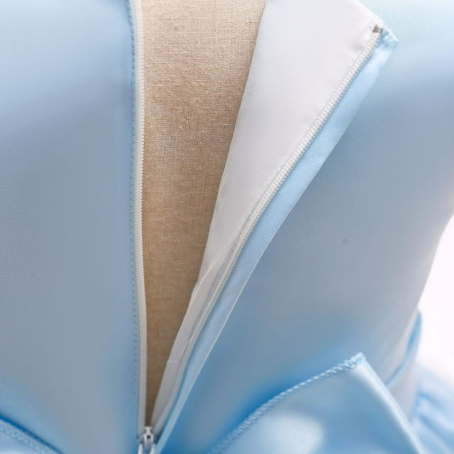 LEEy-world Vêtements Bébé Enfants Mariage Fête Bébé Robes Princesse Filles d'Été Robe Sans Manches Filles Robe et Jupe, Bleu