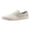 Khaki, variant on Men's Canvas Slip-On Shoes Flat Rubber Sole Casual Loafers Lightweight Comfortable Footwear for Everyday Outdoor Walking