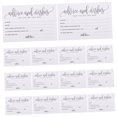 thumbnail image 6 of FRCOLOR 50pcs Writable Wedding Table Cards Blessing Cards Banquet Table Note Cards Wedding Supplies Bridal Shower Mr and Mrs Wishes Cards, 6 of 7