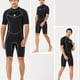 thumbnail image 3 of DIVE SAIL Traje de buceo 3MM Pantalones cortos de manga corta resistentes al desgaste Traje de neopreno Servicio prolongado Sensación de cuerpo fresco Accesorio de surf masculino negro L Advancent OD019360-09, 3 of 7