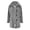 Grey #804, variant on Trench Coats Long For Women Winter Stand Collar Single Breasted Wool Blend Peacoat Thicken Jacket Fall Winter Clothes S