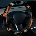 thumbnail image 2 of Starfish 14.5 Inch Printing PVC Leather Car Wheel Cover Steering Wheel Covers Auto Accessories, 2 of 6