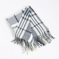 thumbnail image 1 of Plaid Design Throw Blanket, Gold, 1 of 1