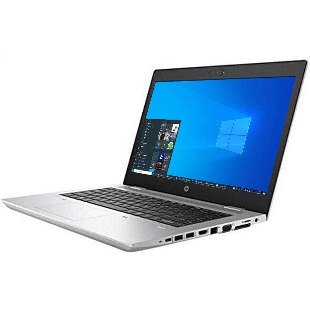 Restored HP ProBook 640 G5 14" Laptop Computer Intel Core i5-8365U 1.6GHz CPU 8GB RAM 128GB SSD Windows 11 Pro Home or Office PC (Refurbished)