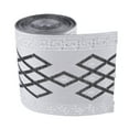 thumbnail image 2 of Abbracc 5 Metres Embroidery Jacquard Lace Ribbon for Clothes Bag Hat Decoration - Gray, 8cm, 2 of 9