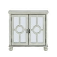 thumbnail image 3 of OakvillePark Newhalem Wood Storage Accent Cabinet, White, 3 of 6
