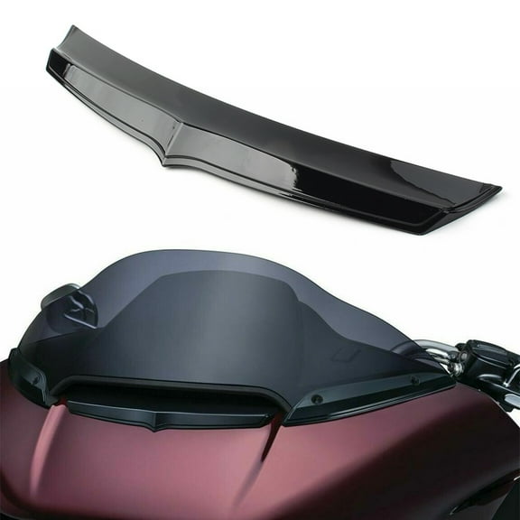 NS Motorbike Front Fairing Windshield Lower Flow Vent Trim Accessaries for Road Glide FLTR 2015-2019, FLTRU 2016-2019, FLTRUSE 2015-2016, FLTRX 2015-2017, Black
