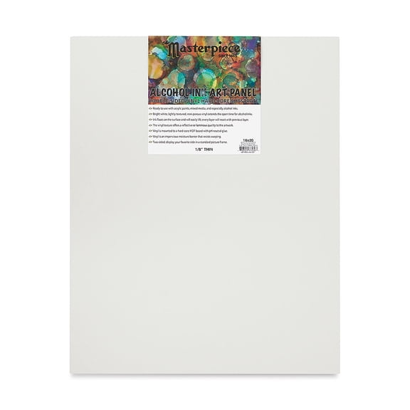 Masterpiece Alcohol Ink Art Panel - 16" x 20", Single Panel