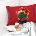 thumbnail image 4 of Lsque Mario Pattern Bedding Waterproof Pillow Protector Zippered Queen – Bed Bug Proof Pillow Encasement-20"x30", 4 of 6