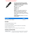 thumbnail image 2 of Front Strut and Coil Spring Assembly - Compatible with 2002 - 2009 Chevy Trailblazer 4.2L 6-Cylinder 2003 2004 2005 2006 2007 2008, 2 of 2
