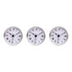 thumbnail image 1 of Yuarrent Inserto de reloj de cuarzo de 3-1/8 pulgadas (80 mm) para la pared del hogar con borde plateado romano Type1, 1 of 1