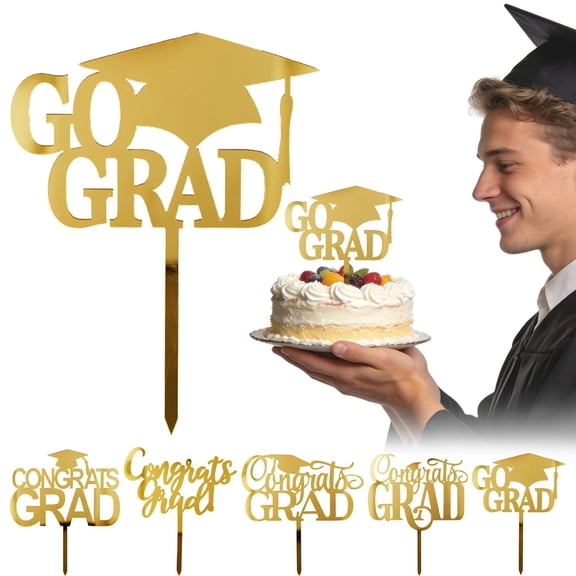 Cosmug Party Decoration Under $5 for Graduation Party, Cake Decorating, Dessert Table, Graduation Cake Decor