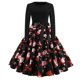 thumbnail image 4 of Vestido de Navidad BLESIY manga larga Vintage 50S acampanado, 4 of 8