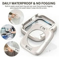 2 in 1 Waterproof Bling Case Compatible for Apple Watch 40mm Screen