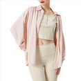 thumbnail image 1 of Camisas de Larga con Protección Solar UV UPF 50+ para Mujer, para Pesca, Senderismo, con Botones Rosa XL, 1 of 8