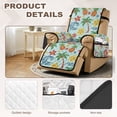 thumbnail image 3 of TSOVTHRID Summer Recliner Slipcover Stretch Reclining Chair Covers Non Slip Recliner Sofa Slipcovers with Pocket Fitted Sofa Couch Cover for Pet Living Room, Palm Tree Tropical Floral Fruit Print, 3 of 7