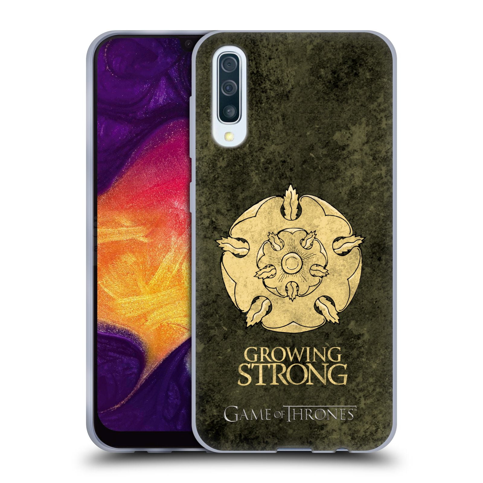 2019 Head Case Designs Licenciado Oficialmente HBO Game of Thrones Stark Sigilos metálicos Carcasa de Gel de Silicona Compatible con Samsung Galaxy A50/A30s