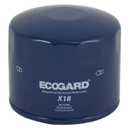 1968 Volvo 145 Engine - ECOGARD X18 Spin-On Engine Oil Filter for Conventional Oil - Premium Replacement Fits Volvo 850, S70, V70, 240, 940, 740, 960, 244, 245, S90, 760, V90, 242, 780, 164, 142, 144, 145, 745, 262, 265