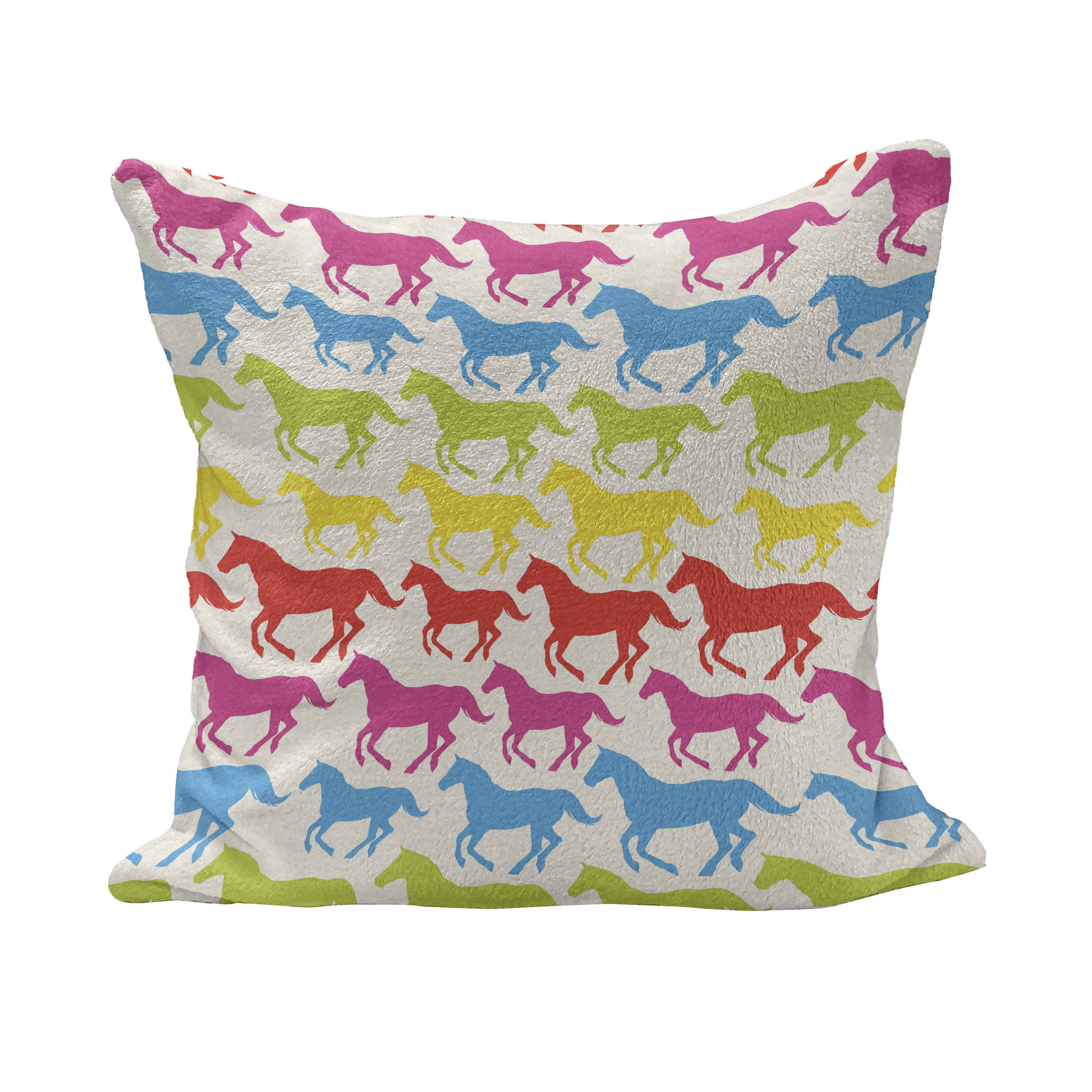 Animal Cute Designs Life is Better with Ice Cream Throw Pillow Multicolor 16x16 Animal Cute Designs Life is Better with Ice Cream Throw Pillow Multicolor 16x16