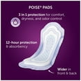 thumbnail image 2 of Poise Incontinence Pads, Ultimate Absorbency, Regular, 132 Count, 2 of 6