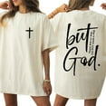 thumbnail image 5 of Christian But God Powerful Faith Statement Unisex T-Shirt with Cross Graphic, Spiritual Streetwear, Inspirational Bible Verse Shirt, Religious Hope Apparel, Sizes S–5XL, 5 of 7