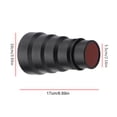 thumbnail image 4 of Snoot cónico fácil de instalar Lamplet de alta confiabilidad Snoot cónico mano de obra fina 5 filtros de color para capturar mejor la forma y el objeto ANGGREK Otros, 4 of 8