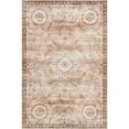 thumbnail image 4 of nuLOOM Kirsi Vintage Medallions SplashGuard Machine Washable Area Rug, 5' x 8', Kirsi Rust, 4 of 9