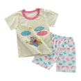 thumbnail image 1 of Moda Niños Bebés Niñas 2 Piezas Ropa CUTICAT 73-80cm Conjuntos de Pantalones de Camiseta, 1 of 6
