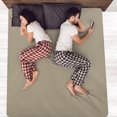 thumbnail image 2 of PiccoCasa Brushed Microfiber Fitted Sheet 16" Deep Mattress Protector, Queen Khaki, 2 of 6