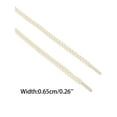 thumbnail image 3 of INSPIRE CHIC Round Rope Shoelaces Thick Cotton Solid Shoe Laces for Sneakers Boot 1 Pair 140cm/55.12" Beige, 3 of 4