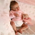 thumbnail image 5 of Muñecas de Bebé Renacido Lindas de Cuerpo Completo de Silicona de 18 Pulgadas Durmiendo Bebé Recién Nacido Renacido Realista Niña Muñeca de la Vida Real Juguetes para Regalo, 5 of 5