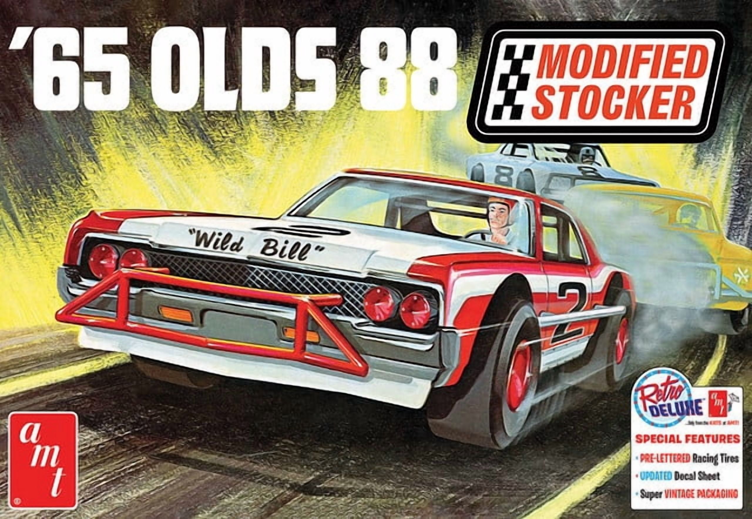 Skill 2 Model Kit 1965 Oldsmobile 88 "Modified Stocker" 1/25 Scale Model by AMT