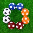 thumbnail image 3 of EeaseCA 8 Pcs Mini Ballons de Soccer de Table Colorés de Remplacement 36mm, 3 of 7