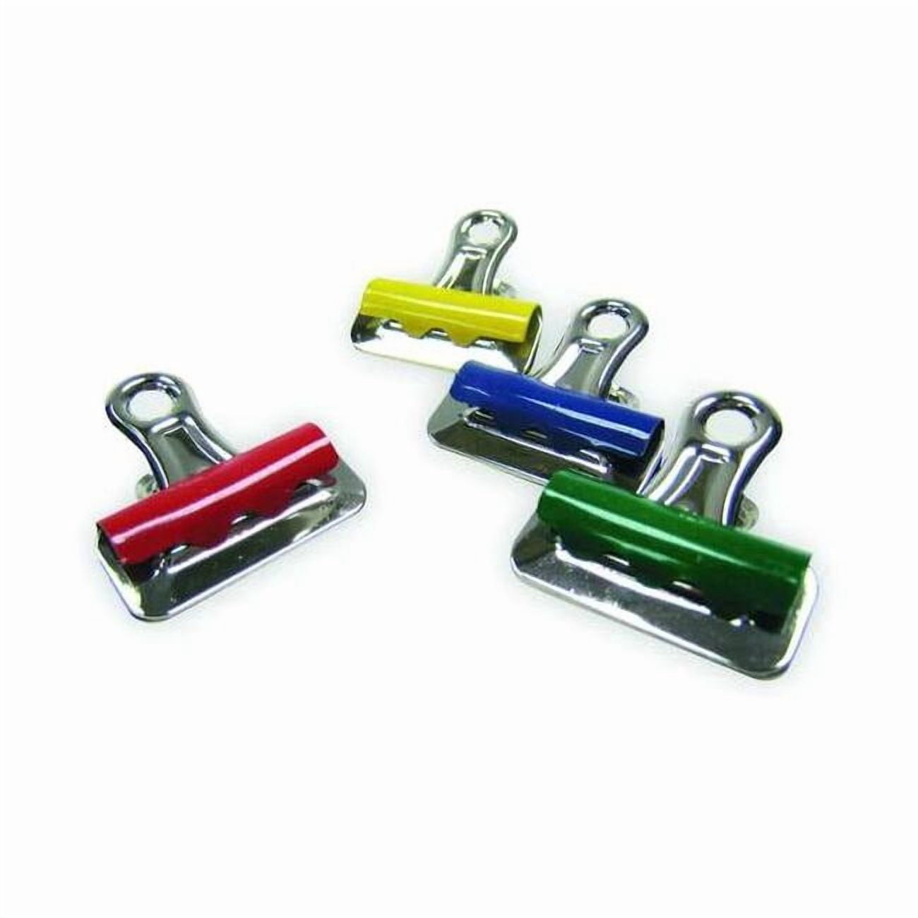 X-ACTO Bulldog Binder Clips, Steel & Nickel-Plated, 12 Count