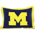thumbnail image 6 of Michigan Wolverines 3 Pc Reversible Cotton Comforter Set, 1 Comforter, 2 Shams, Full, 6 of 8