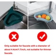 thumbnail image 3 of LAICAIW 4Pcs Kitchen Sink Drain Basket,Drain Basket,Hanging Filter Drain Rack,Triangle Sink Drainer Basket,Swan Drain Basket,Kitchen Triangular Sink Strainer Rack, 3 of 7